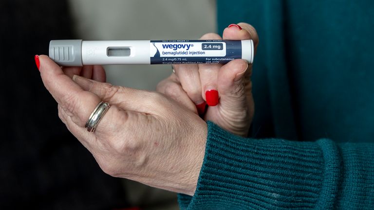 Dosage of Wegovy, a drug used for weight loss.  Image: PA