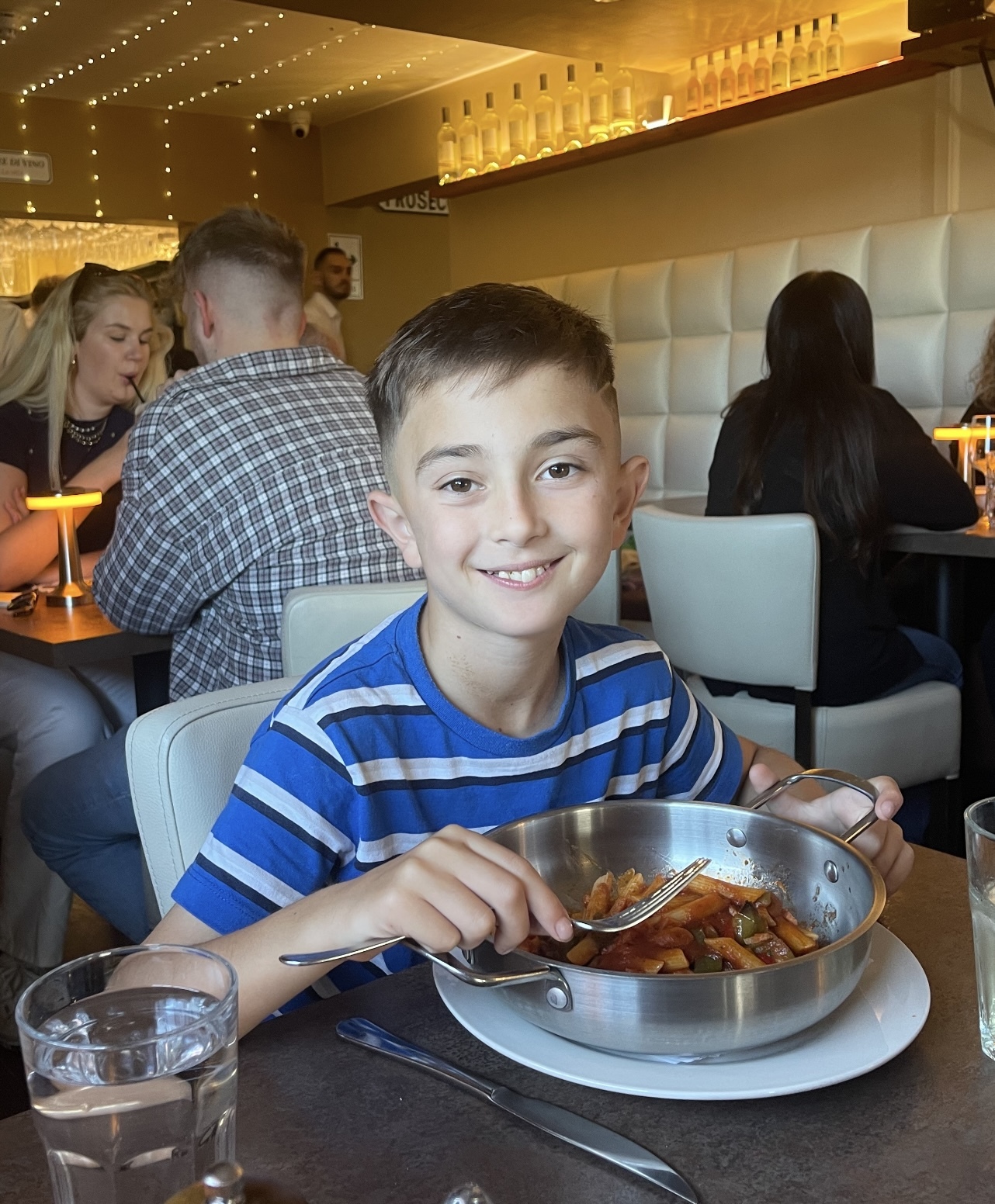 Oliver Goss eats more than the average 11-year-old